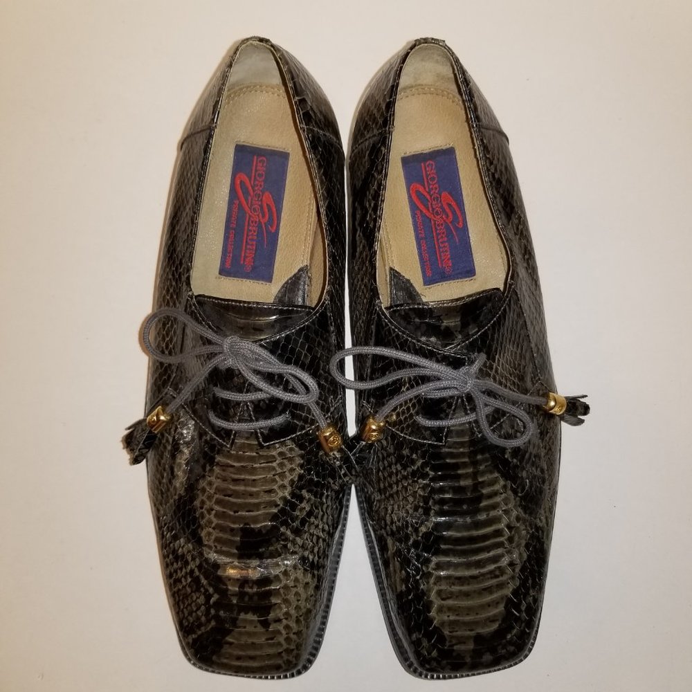 giorgio brutini genuine snake shoes